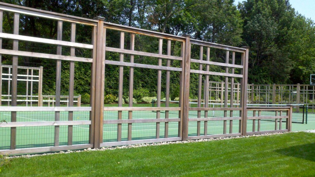 Tennis Court Fencing Fence Installation Red Fox Fence, Inc.